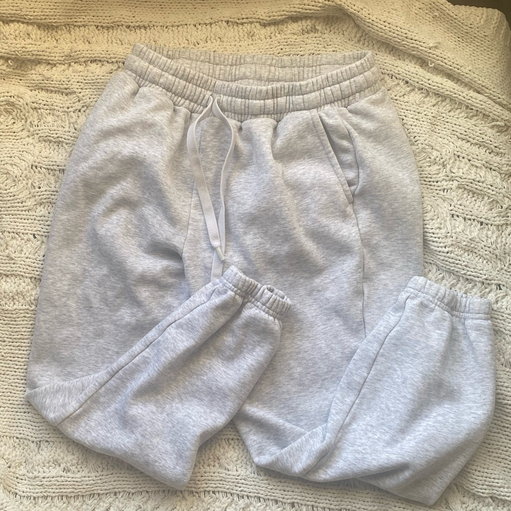 Fabletics Light Gray Kids Joggers
